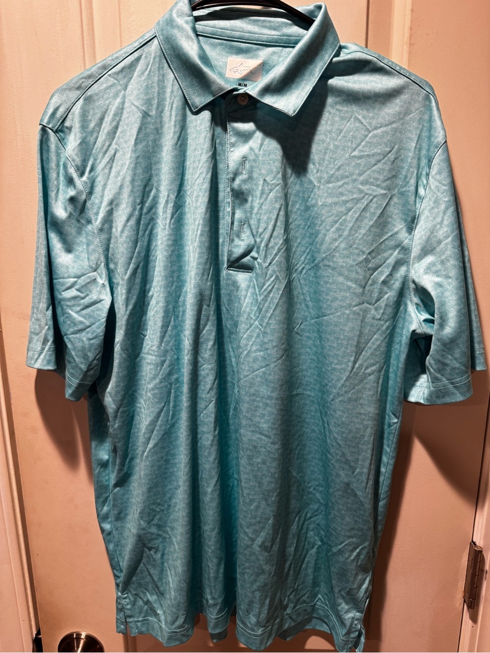 Men's Lightweight Teal Polo Shirt - Short Sleeve